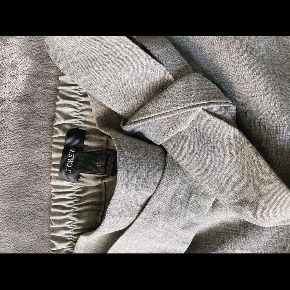 Jcrew Tie Waist Tailored Pants - Picture 4 of 4